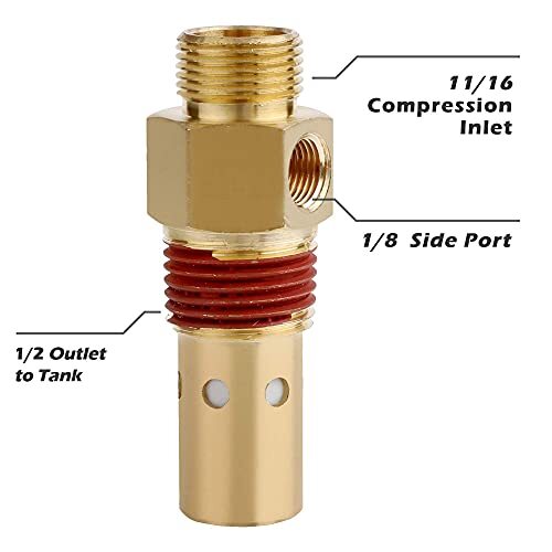 Replacement Check Valve for Husky Air Compressor