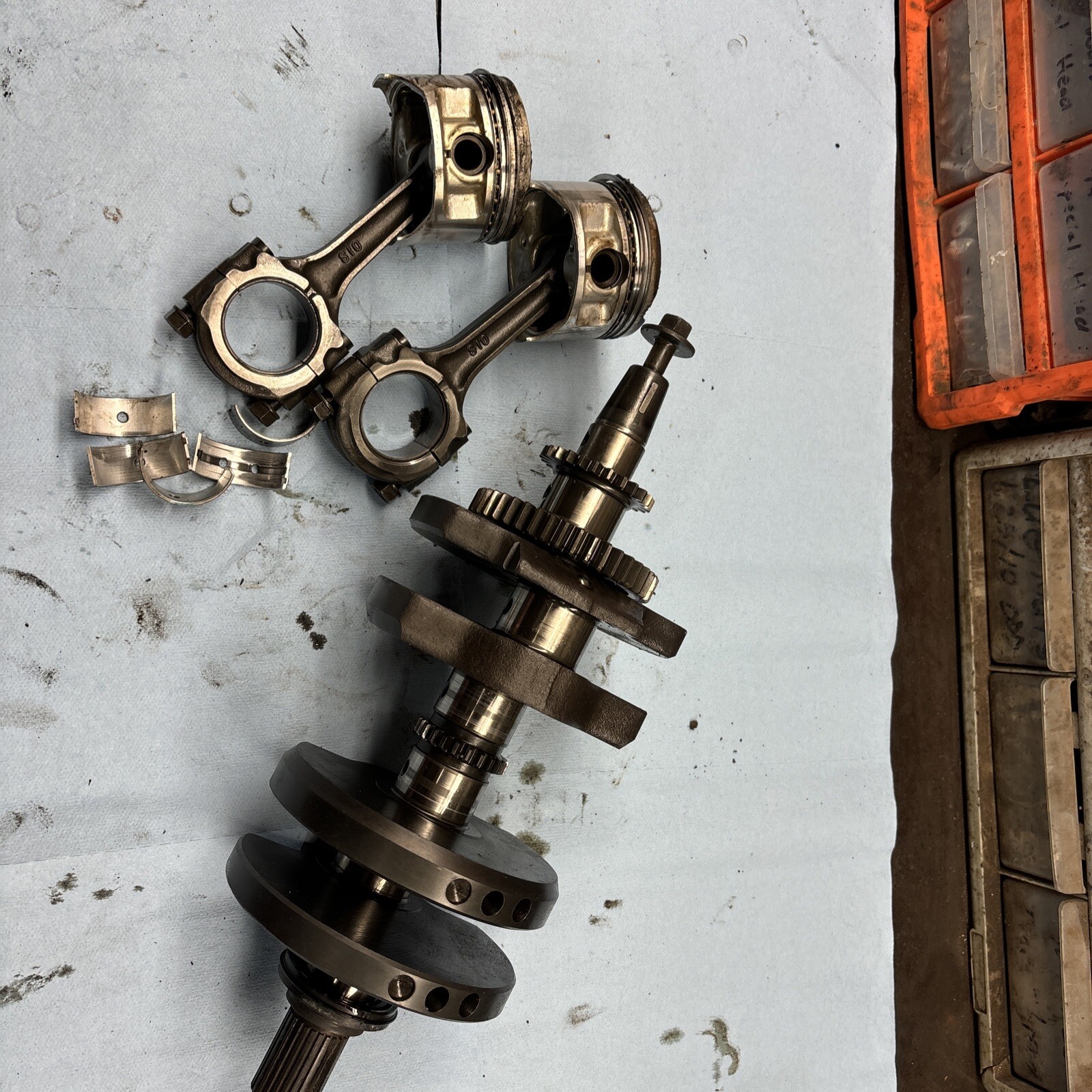 1988 Kawasaki Mule 1000 KAF450 Motor Crank Crank