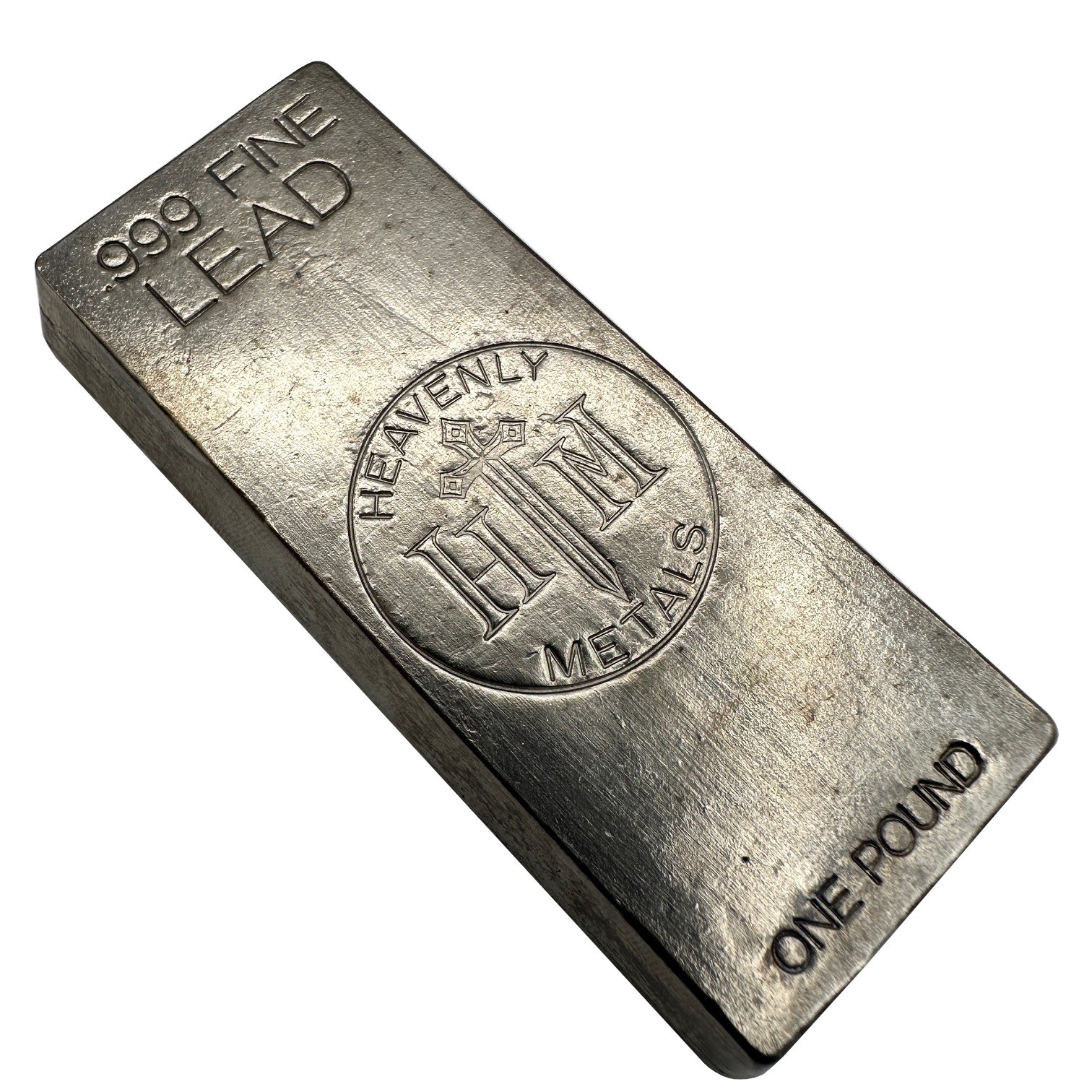 1 lb Lead Bullion Bar - 99.9% Pure Metal Ingot for Collection, Casting, or Demos