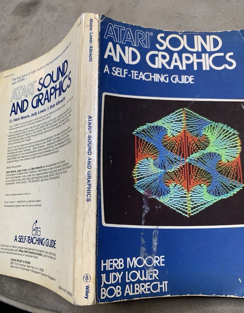 1982 Atari Sound And Graphics Book A Self-Teaching Guide