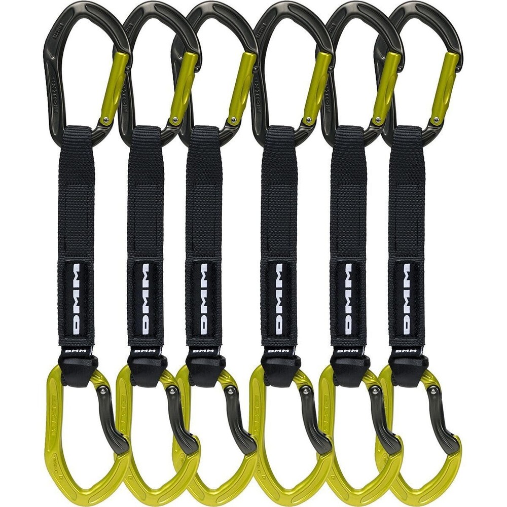 DMM Alpha Sport Quickdraw Lime 12cm (6-Pack)