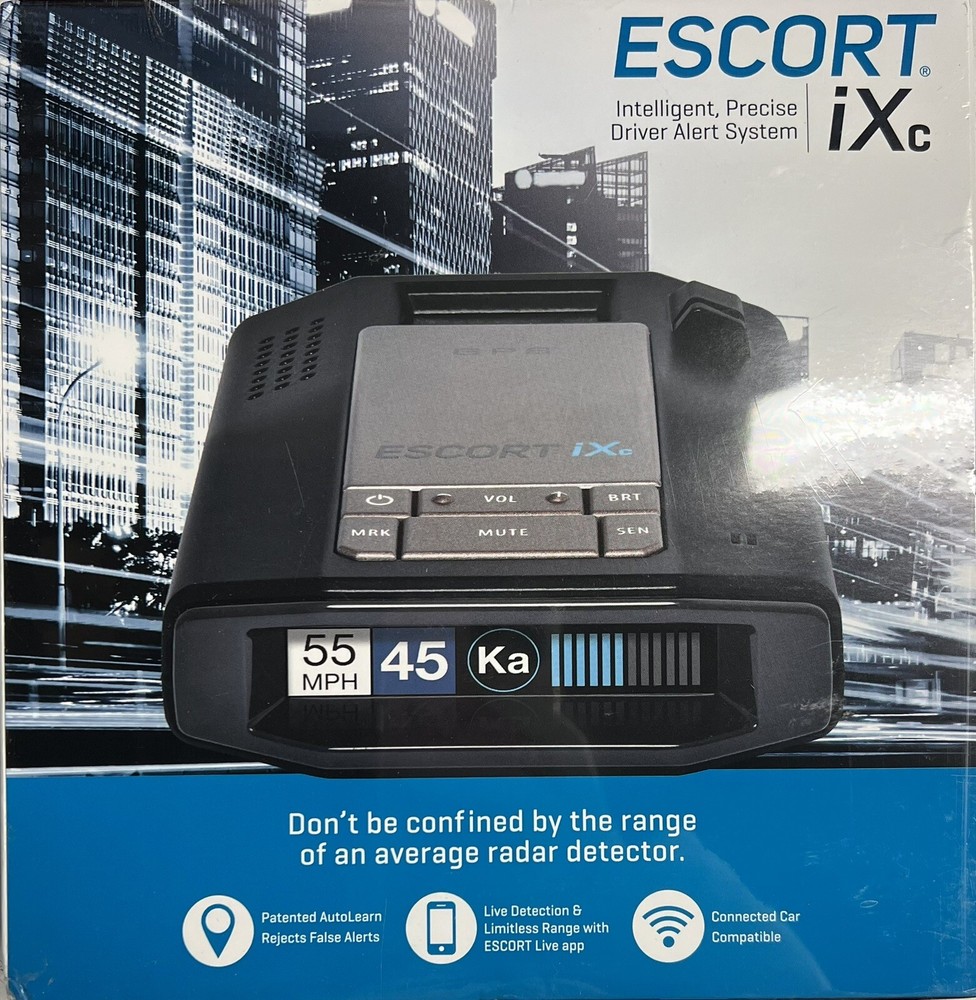 New Sealed Escort iXc Intelligent, Precise Driver Alert System