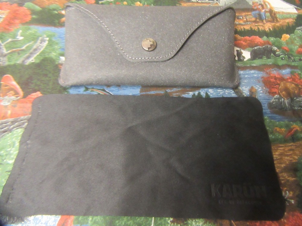 Karun Eyeglass Case Gray Recycled Leather