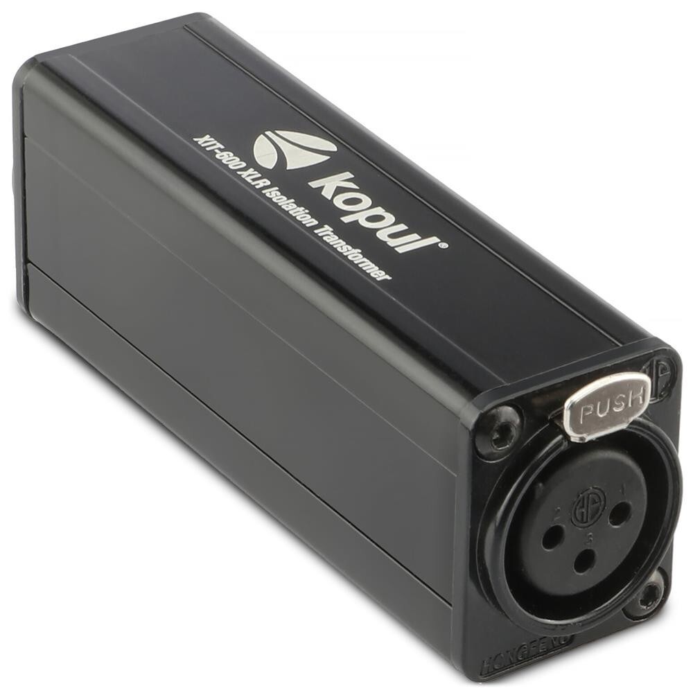 Kopul XLR Hum Eliminator – Passive Audio Isolation Transformer, Ground Loop Fix
