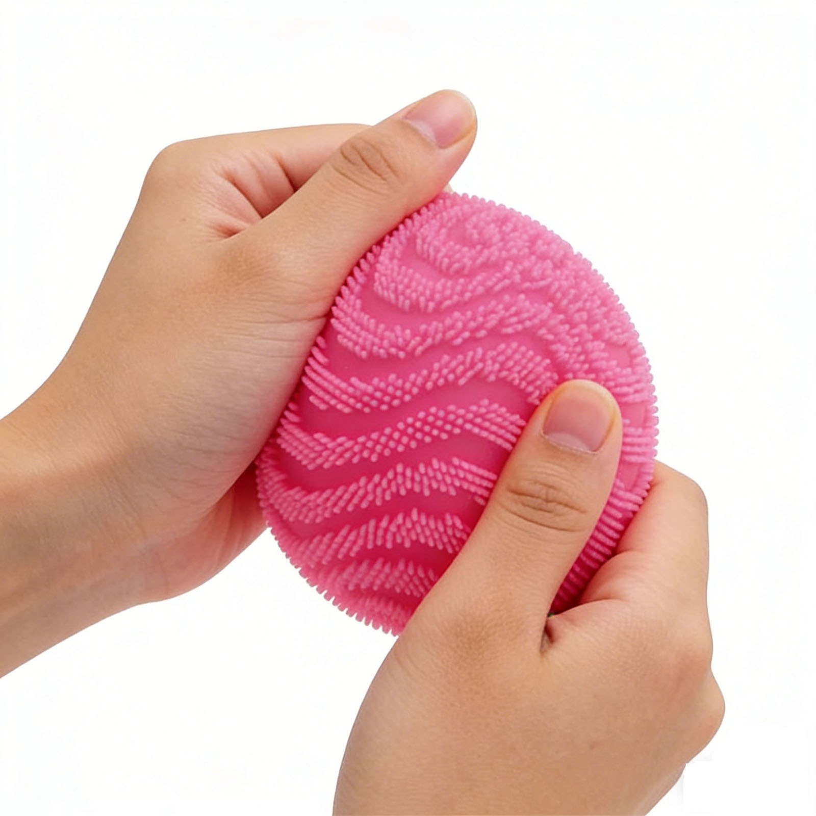 PINK NeeDoh Wonder Waves Fuzz Ball Squishy Stress Ball Nee Doh Fuzzball