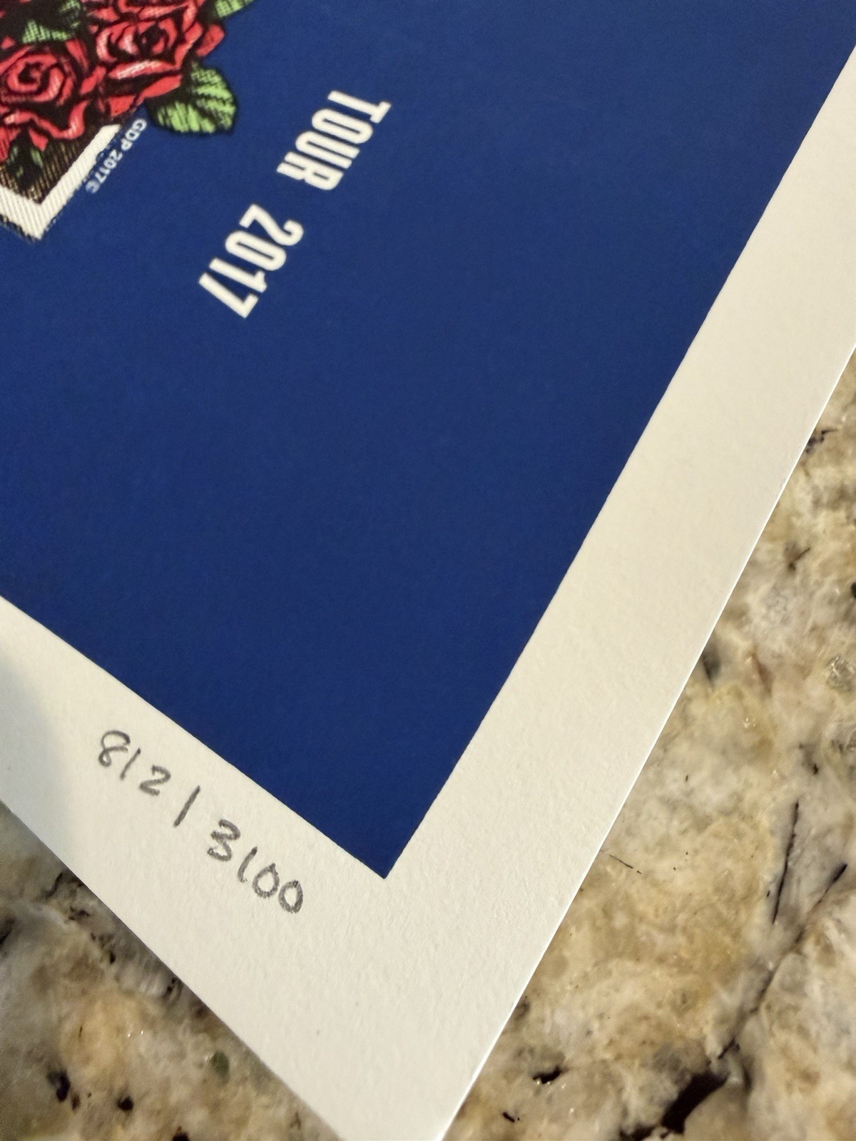 2017 Dead and Company Tour Poster 812/3000