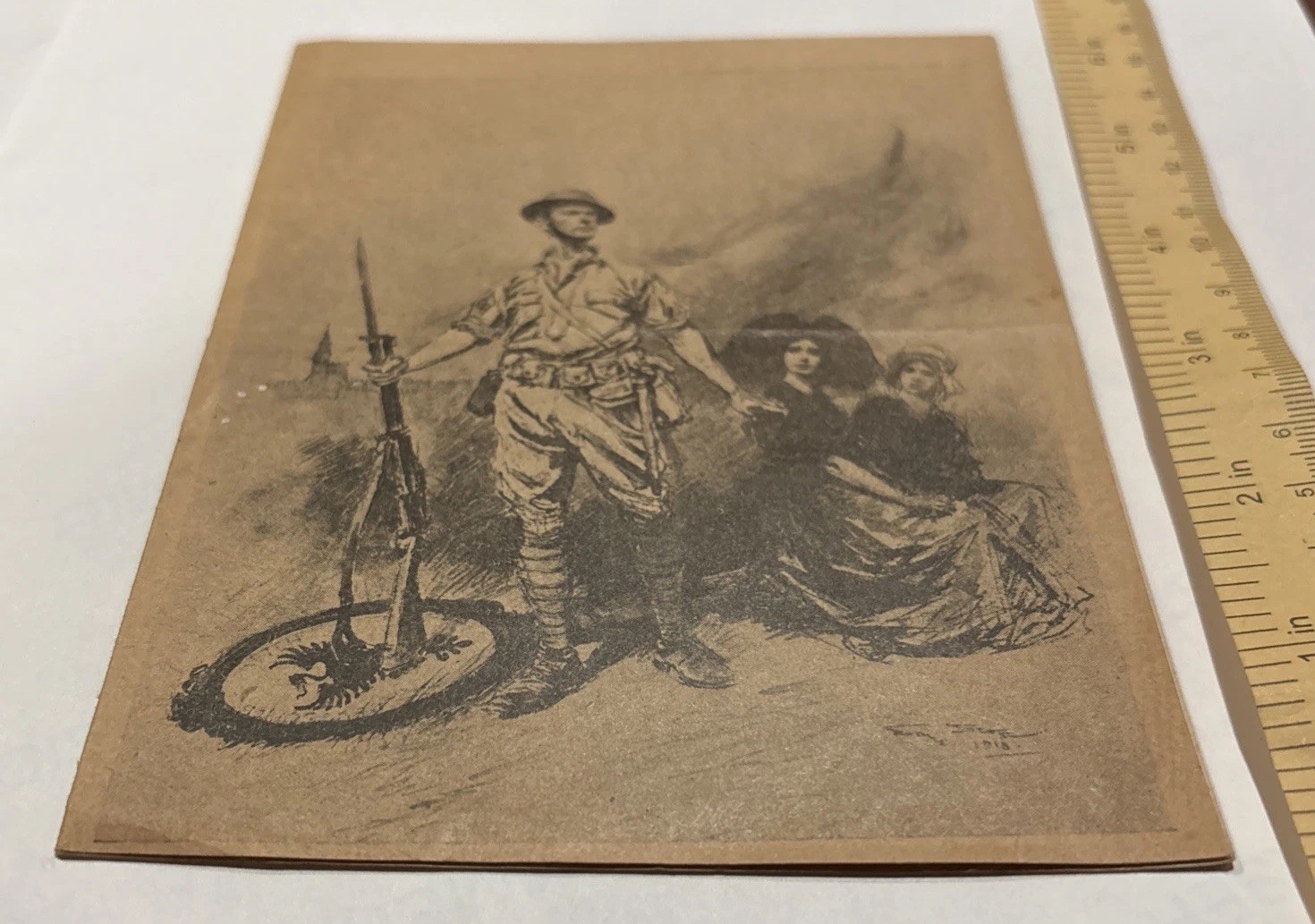 Military Wartime Booklets WW1 incl American Soldier and Alsace-Lorrain