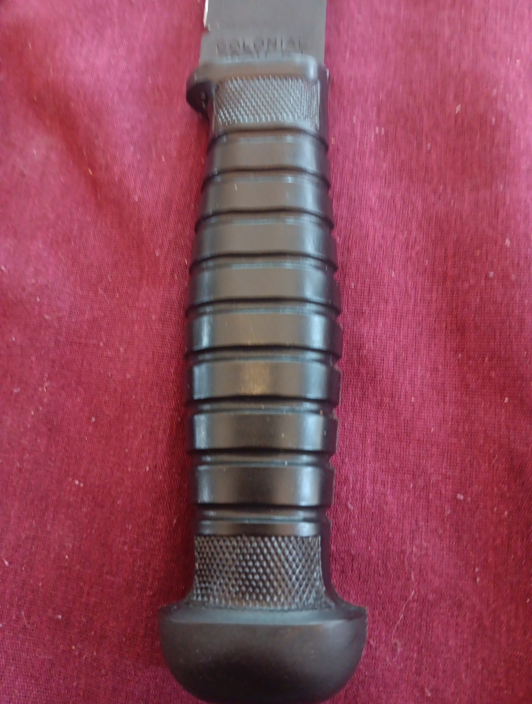 WWII US Navy USN Mark 1 Fighting Knife Colonial W/Scabbard Providence, RI Remake