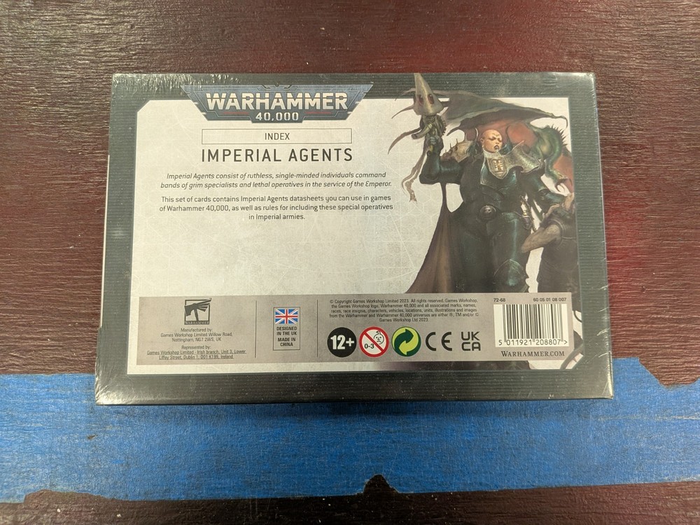 Imperial Agents Index Warhammer 40K 40,000 Games Workshop Sealed