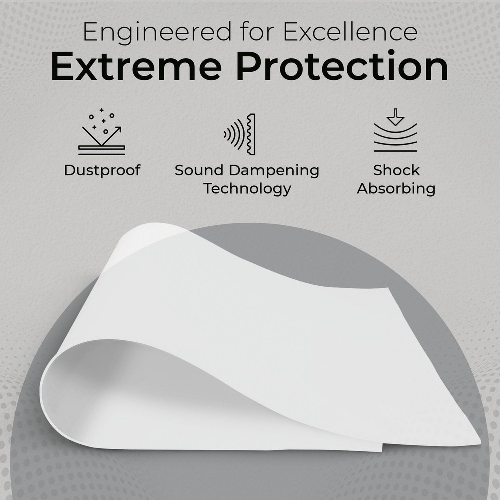 Exactly Rubber - Translucent Silicone Sheet, 50A Durometer, Semi Clear, -80 t...