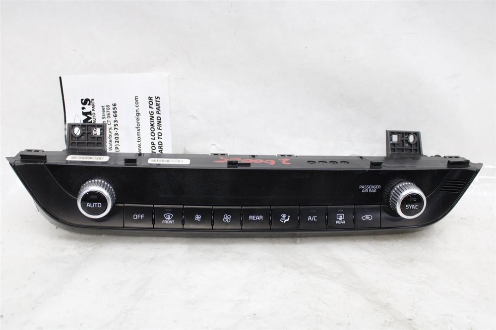 Used A/C Selector Switch fits: 2022 Kia Telluride front automatic temperature co