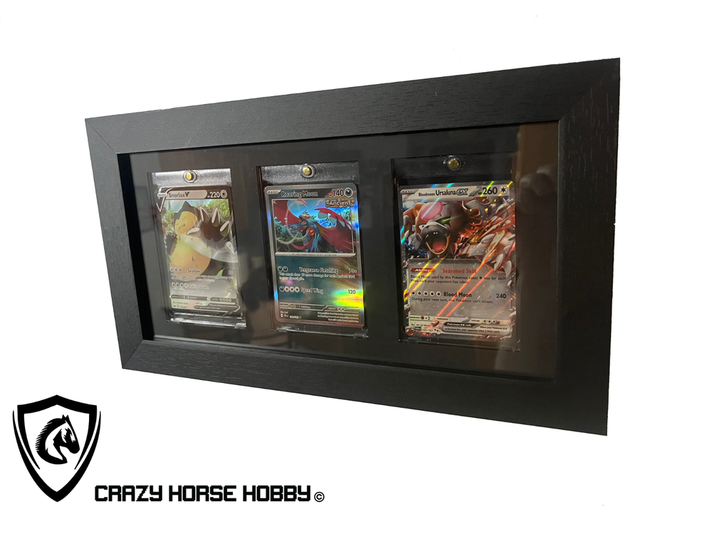 Single magnet Snap Card Frame Wall Mount Pokemon Trading Card Display Case