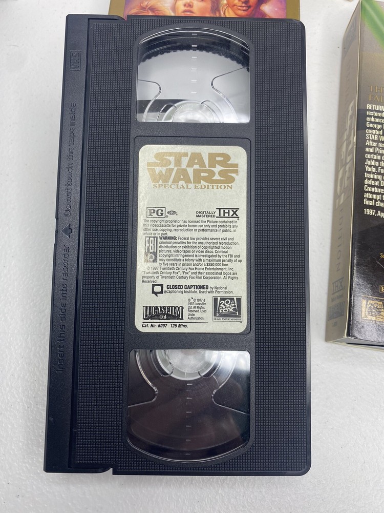 Star Wars Trilogy (VHS, 1997, Special Edition)