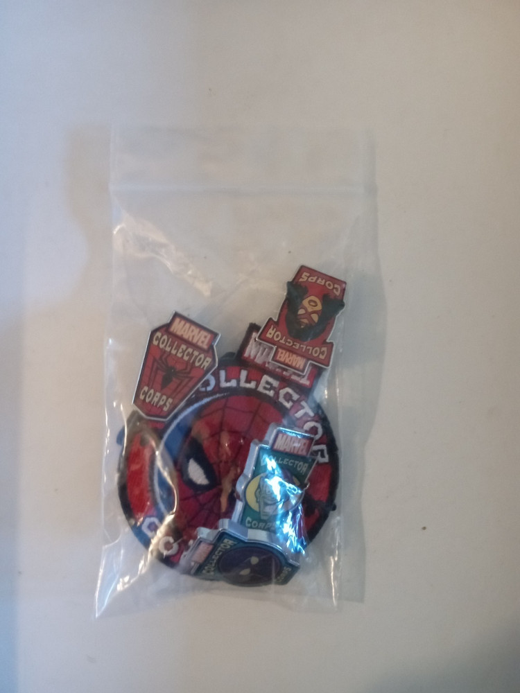 MARVEL COLLECTOR CORP SPIDER-MAN PATCH & PIN
