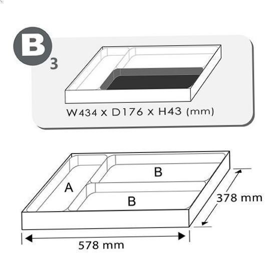 TOPTUL 0XTGCAT2402 Trolley Tool Insert