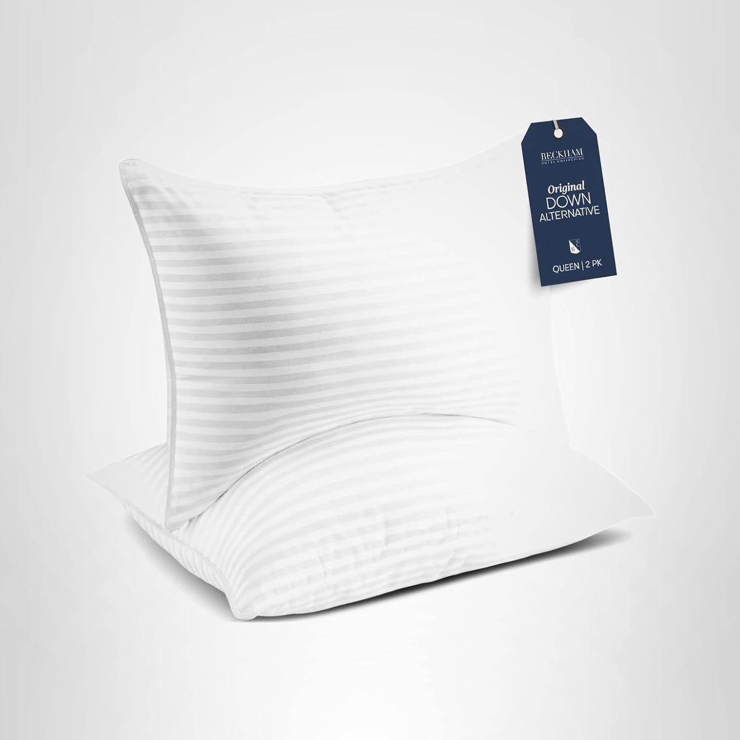 Beckham Hotel Collection Bed Pillows Standard/Queen Size Set of 2  Plush Gel