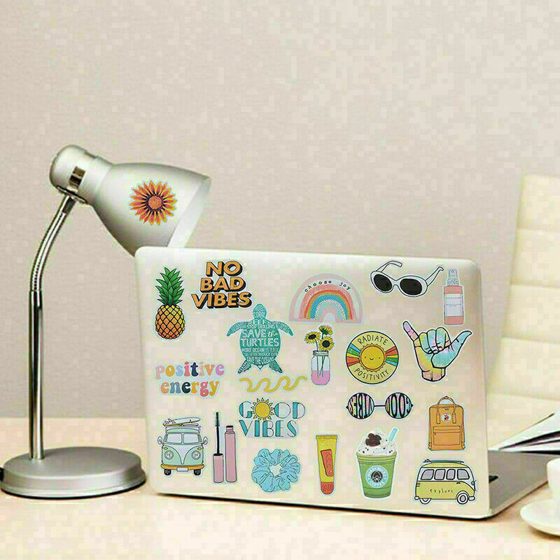 100 Pack Skateboard Stickers Bomb Luggage Laptop Graffiti Tide Brand Decals Lot