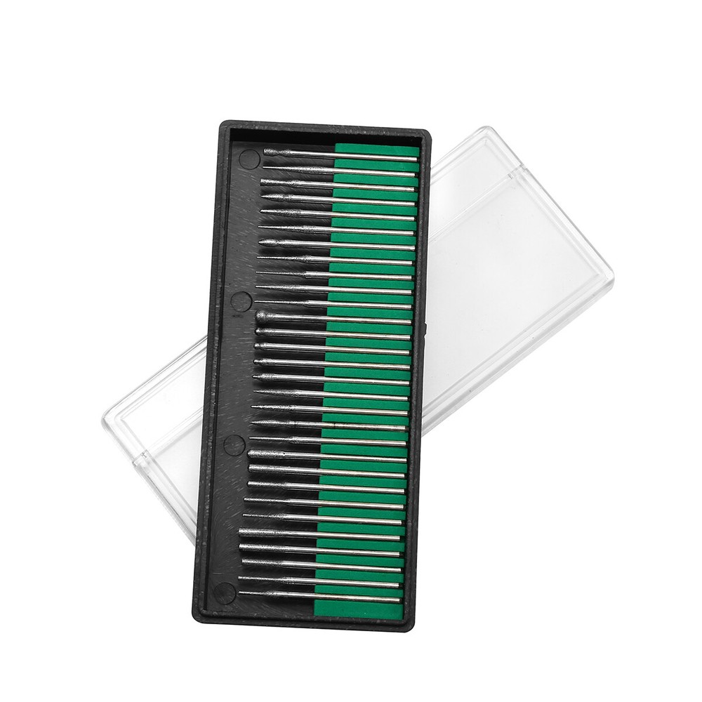 90Pcs Diamond Burr Bits Drill Set Rotary Multi Tool Accessories Kit US Fast Ship