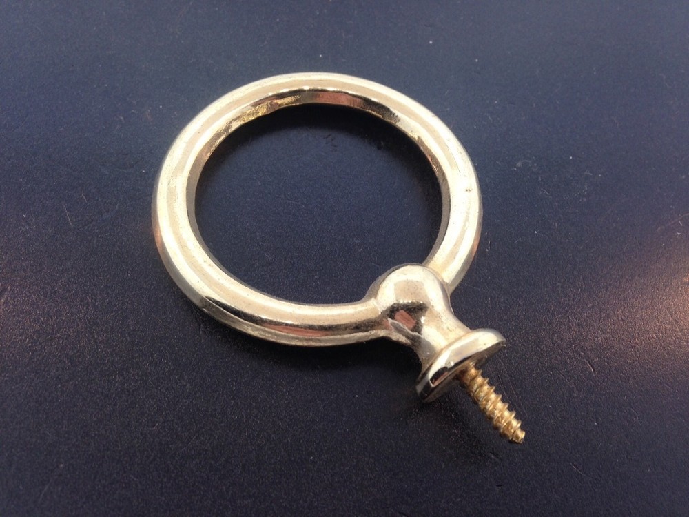 Brass Round Carriage Style Handle for Clocks