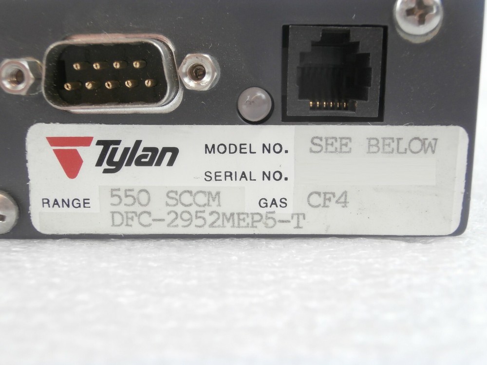 Tylan DFC-2952MEP5-T Mass Flow Controller MFC 550 SCCM CF4 Working Surplus