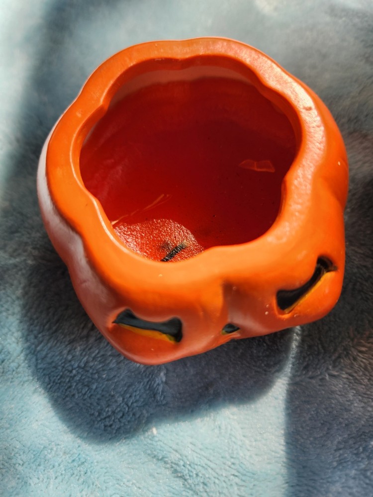 Halloween Pumpkin Lot Crying Pumpkin + Candles