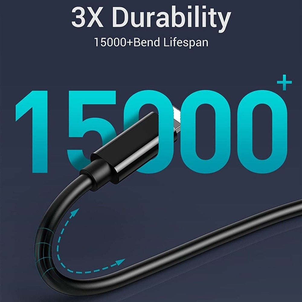 2x For iPhone For iPad 1/2/3/4 Type-C to Apple Fast Charging Data Sync Cable