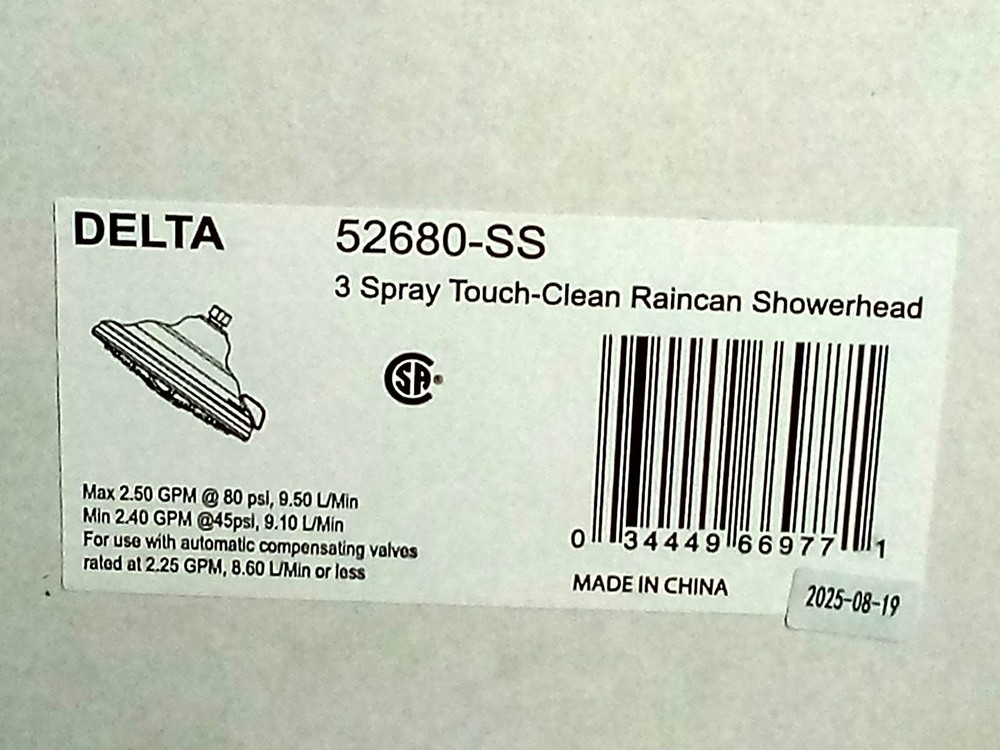 Delta 52680-SS Shower Head