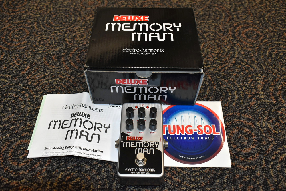 Electro-Harmonix EHX Nano Deluxe Memory Man Delay Guitar Effects Pedal. Nice!