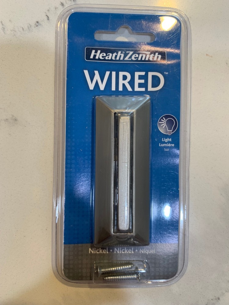 HeathZenith Wired Nickel Door bell SL-753