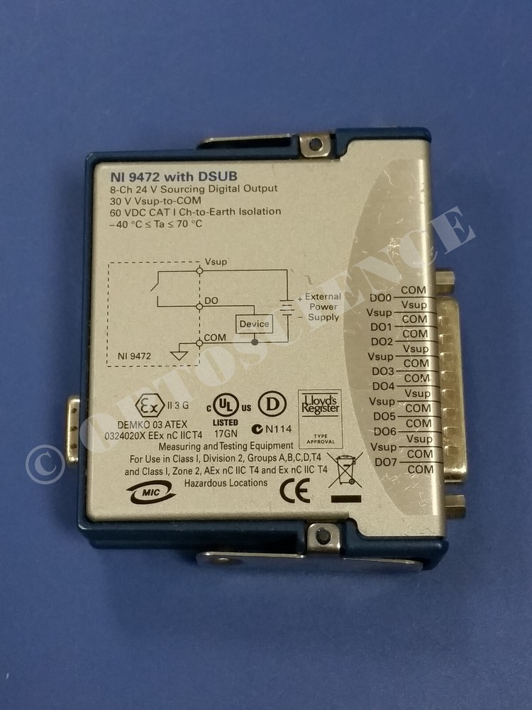 National Instruments NI 9472 cDAQ Digital Output Module, D-Sub