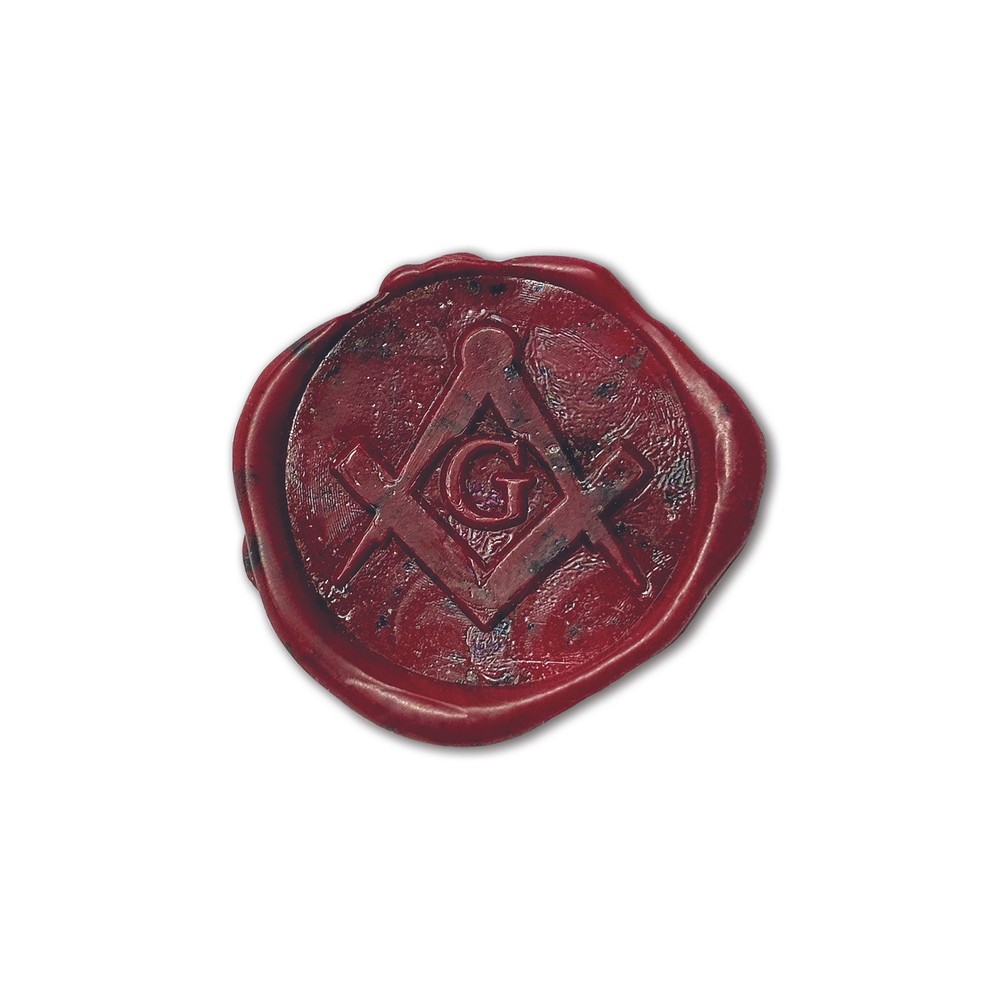 Square & Compasses Masonic Wax Seal