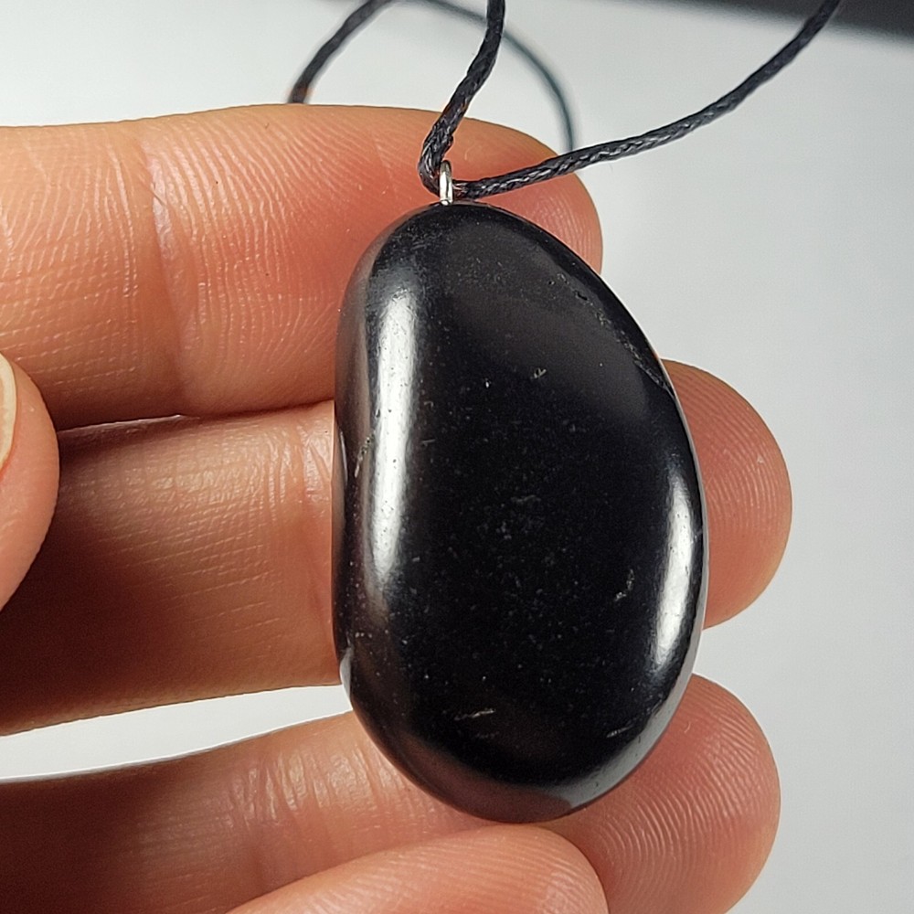 Shungite World Shungite Pendant Tumbled - Small