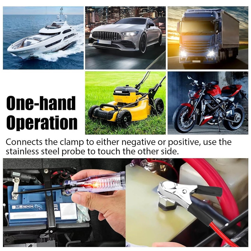 Digital Car Power Probe Circuit Electrical Tester Automotive Test Device System