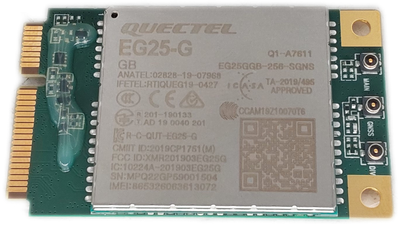 Quectel EG25-G 4G LTE Mini PCIe Modem Global Bands