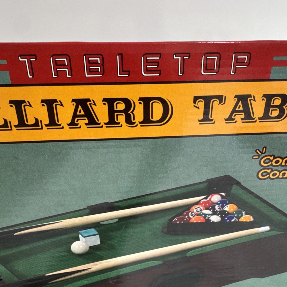2020 Barrington Tabletop Billiard POOL Table NEW NO ASSEMBLY REQUIRED