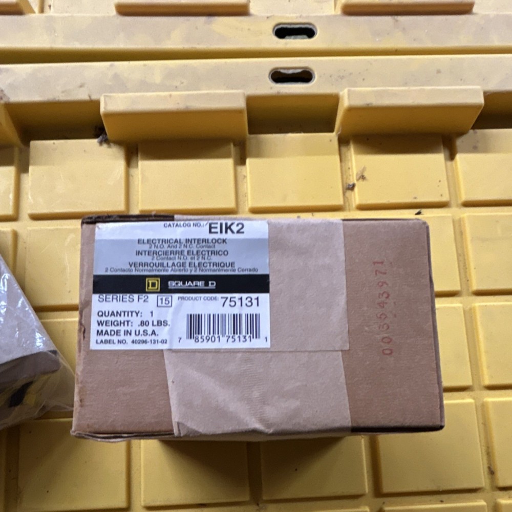 Square D EIK2 Electrical Interlock for Control Equipment Panels Brown
