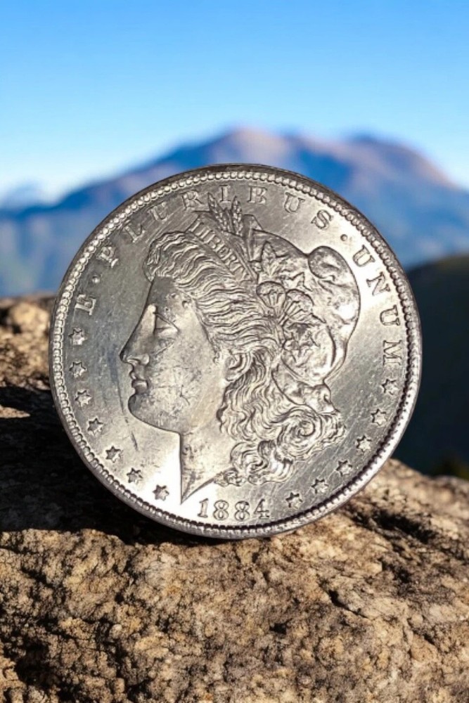 1884-CC Morgan Silver Dollar Gem Brilliant Uncirculated Mint State