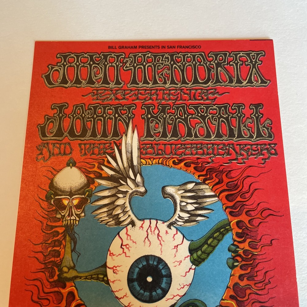 BG #105 Jimi Hendrix Experience John Mayall Postcard