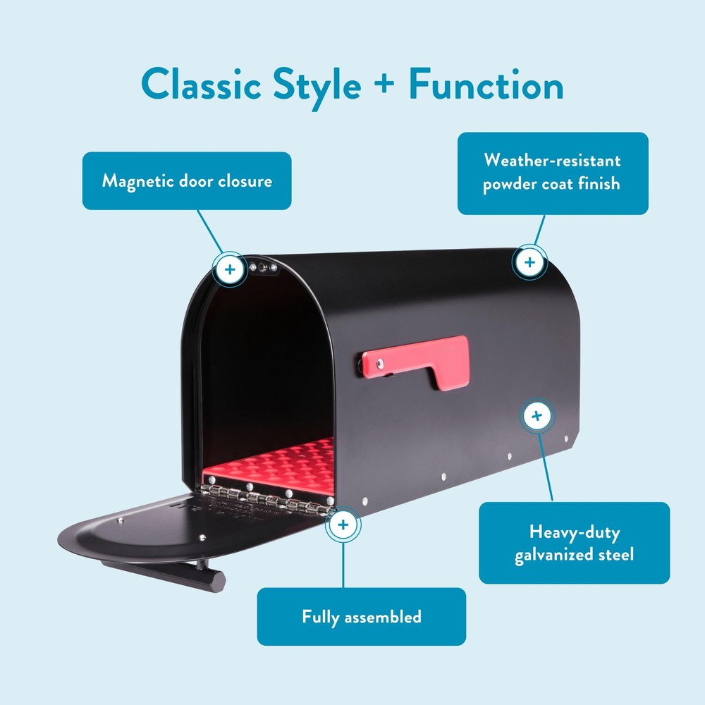 Architectural MAILBOXES 5560B-R-10 Architectural Mailboxes Sequoia Post Mount