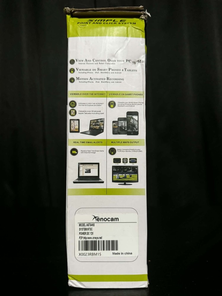Digital Network Video Recorder Xenocam Model A6704NS