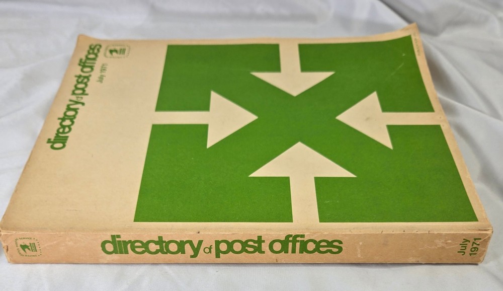 Directory of Post Offices July 1971 United States Postal Service Vintage Book