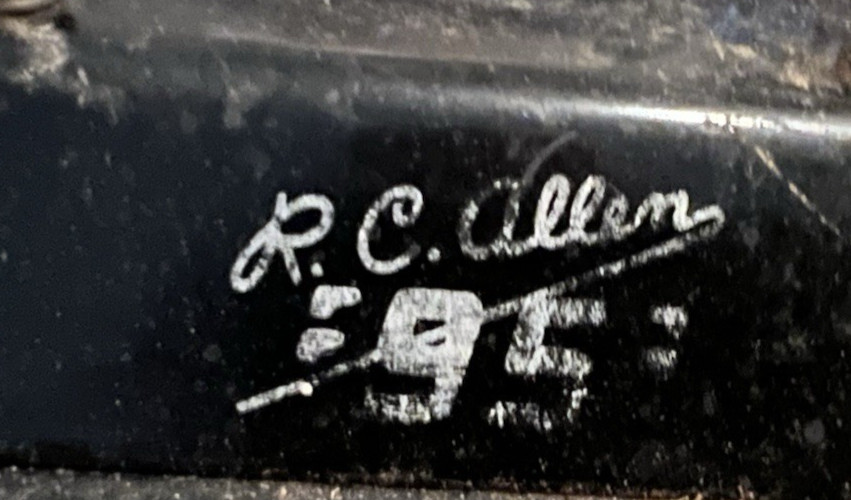 Antique RC Allen 95 Calculator Untested