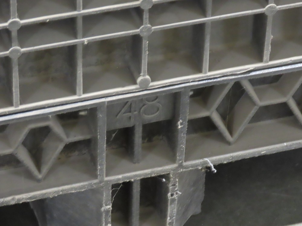 HPJ BulkPak Collapsible Bulk Container Bin 25.5 cu-ft 48 x 40" Stackable Tote