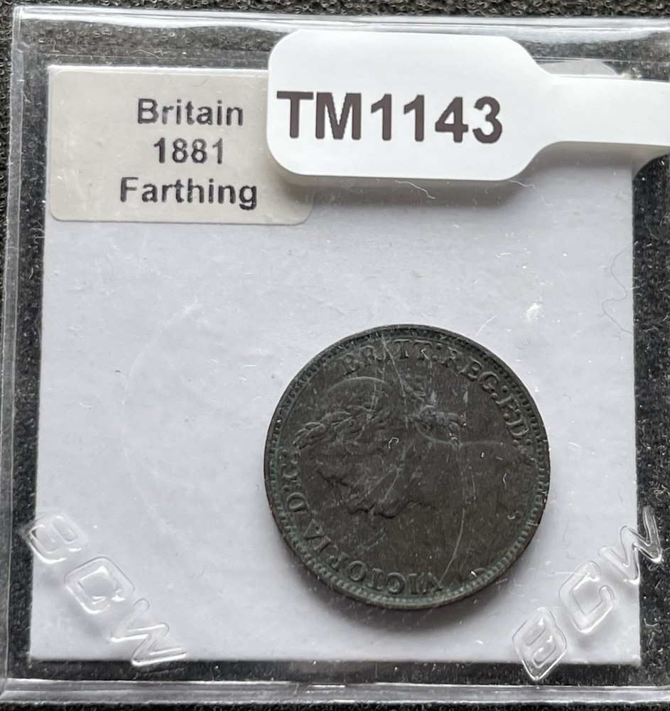 Britain Farthing 1881 Sharp Coin..TM1143
