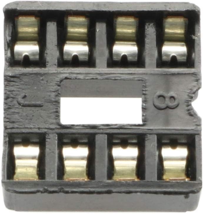 100pcs Dip-8 IC Socket Solder Type Double Row 8PIN DIP Integrated Circuit