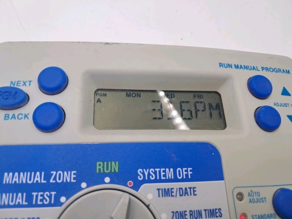 Weathermatic Smartline SL800 4 Irrigation Indoor Controller / Power Cable - USED