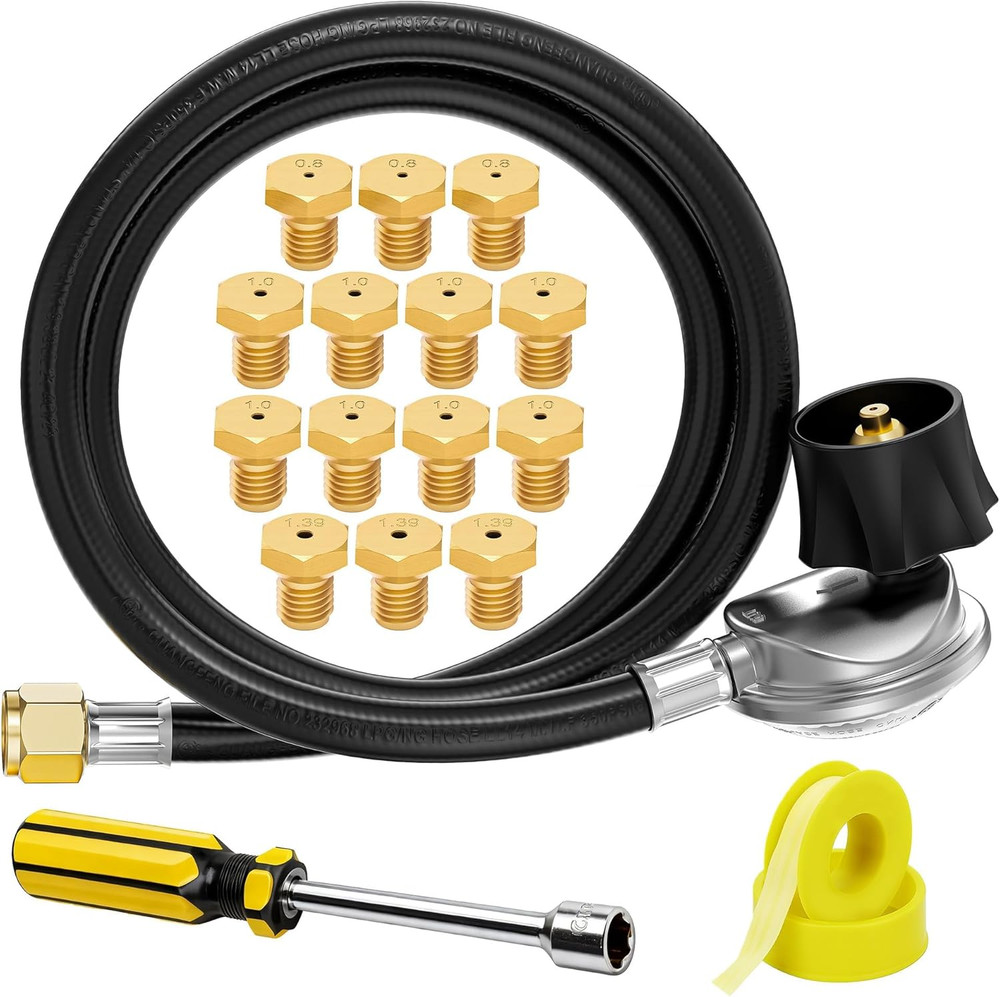 Natural Gas to Propane Conversion Kit, Propane Conversion Kit with 6 FT Propane
