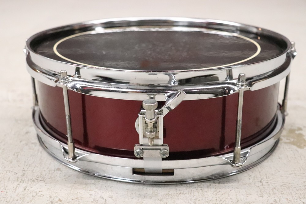 Percussion Plus 4x12" Maroon Junior Single Tension Snare Drum