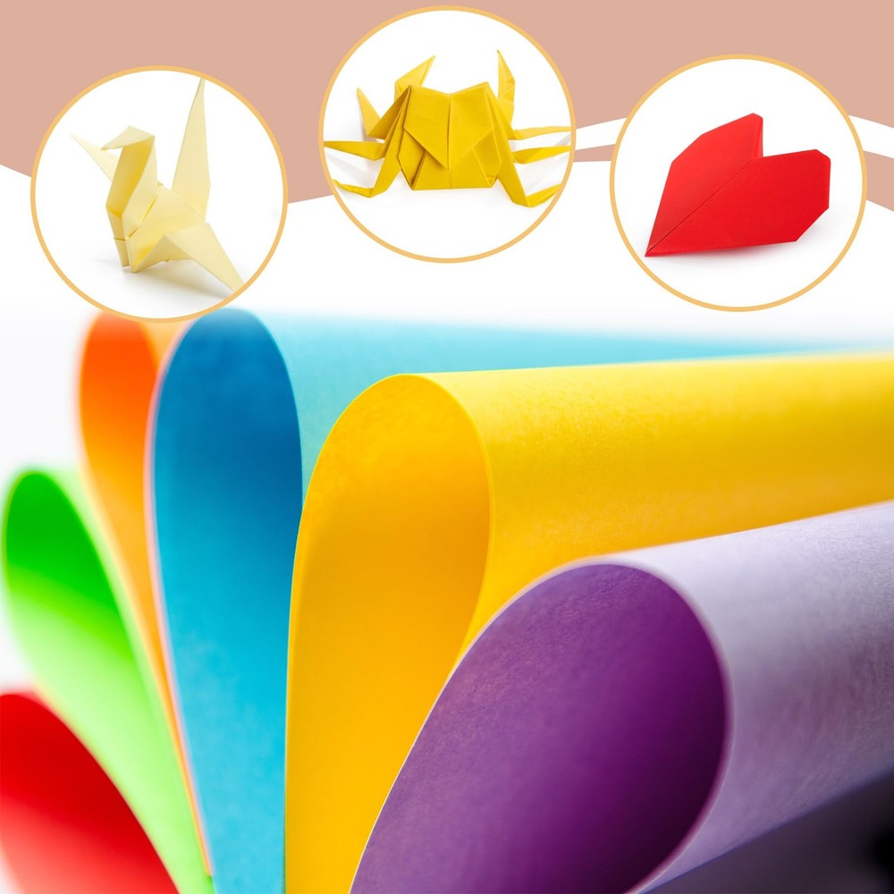 AIMI Construction Paper 100 Sheets Assorted Colors Bulk for School 10 colors