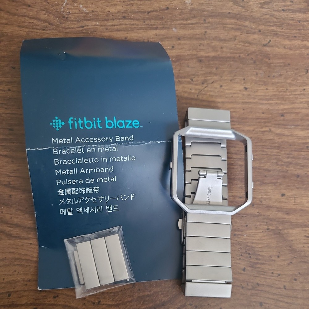 Fitbit Blaze Metal Accessory Band - Silver